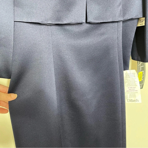 Alex Evenings Women's Maxi Formal Jacket Dress Vintage Y2K Made in USA  modest - Picture 7 of 16